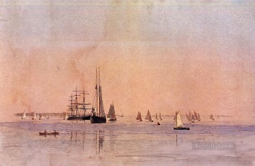 Thomas Eakins Paisaje marino a la deriva Pinturas al óleo